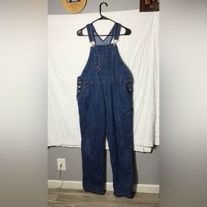 Dickies Overalls unixes Size M Blue Denim Outdoor Workwear 100% Cotton